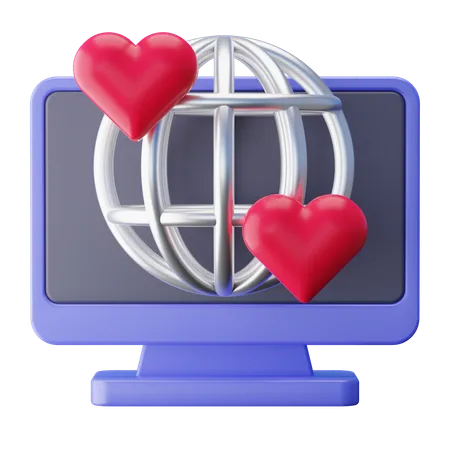 Long Distance Relationship  3D Icon