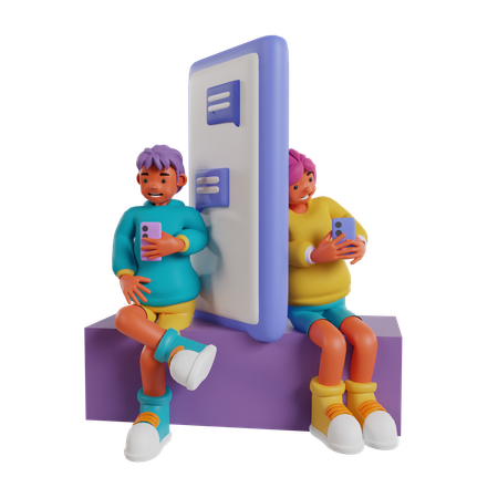 Long Distance Relationship  3D Icon