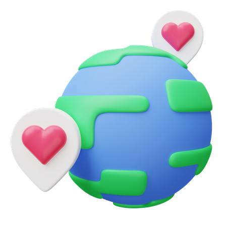 Long Distance Relationship  3D Icon