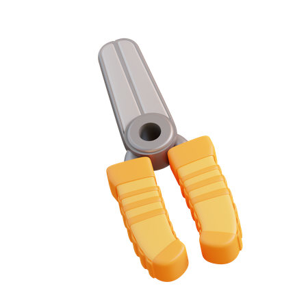 Long Nose Pliers  3D Icon