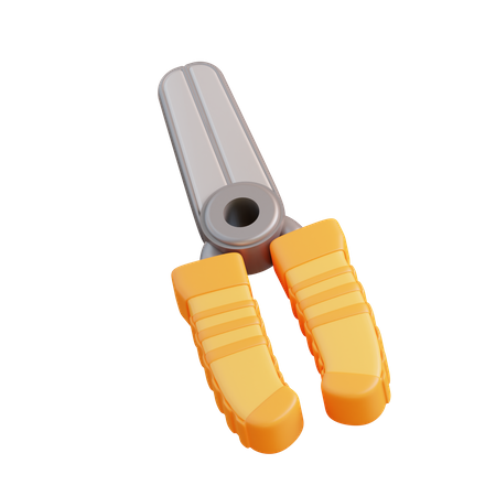 Long Nose Pliers  3D Icon
