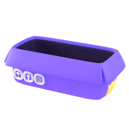 Long Open Package  3D Icon