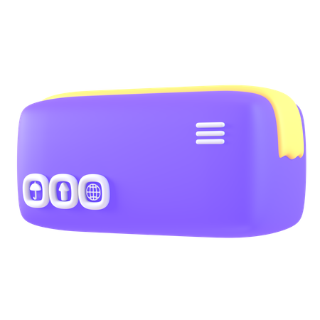 Long Package  3D Icon