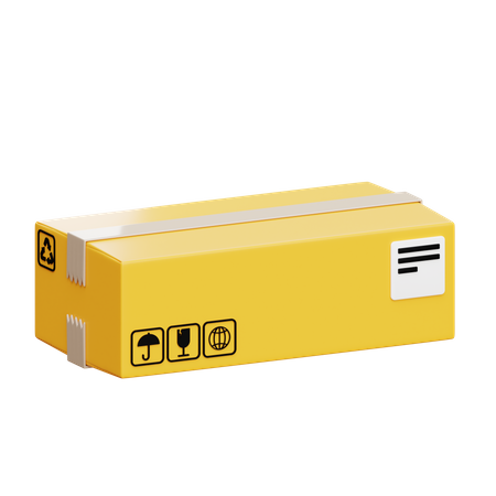 Long Package  3D Icon