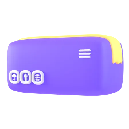 Long Package  3D Icon