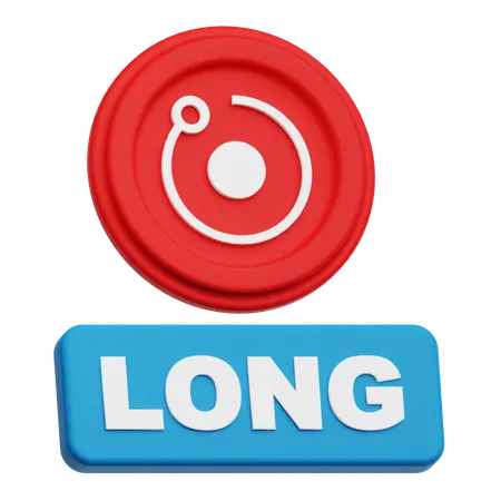 Long Render Token  3D Icon