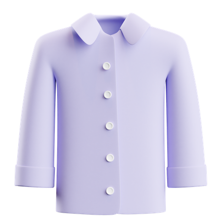 Long Sleeve Shirt  3D Icon