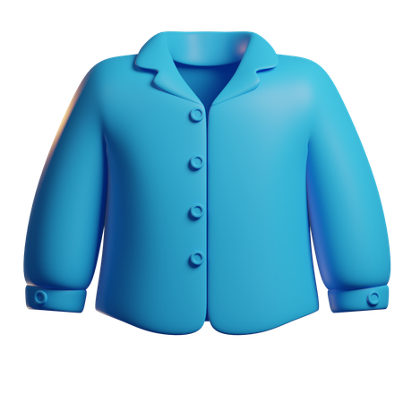 Long Sleeve Shirt  3D Icon