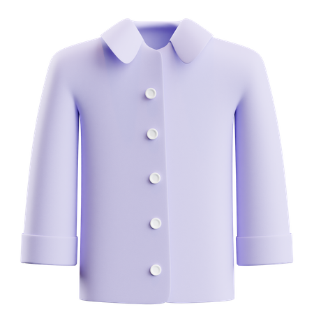 Long Sleeve Shirt 3D Icon