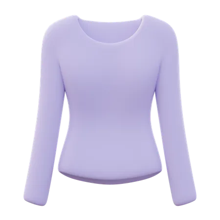 Long Sleeve TShirt Women  3D Icon
