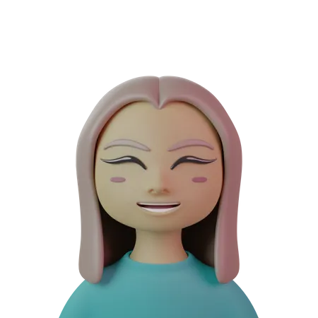 Women Avatar Haircolors Skintones 3D Icon