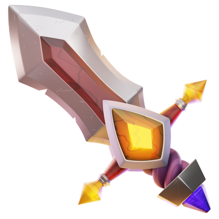 Long Sword  3D Icon