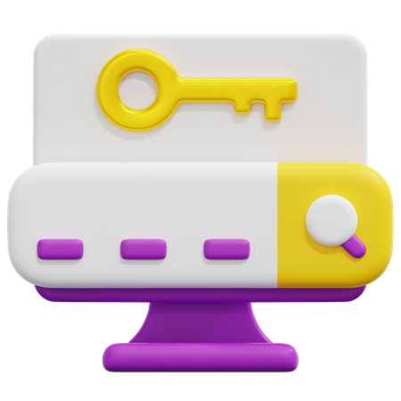 Long Tail Keyword  3D Icon