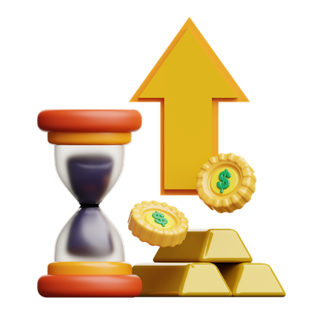 Long Term Investment  3D Icon