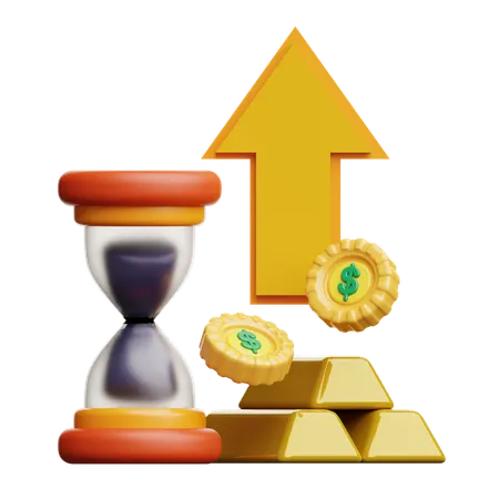 Long Term Investment  3D Icon