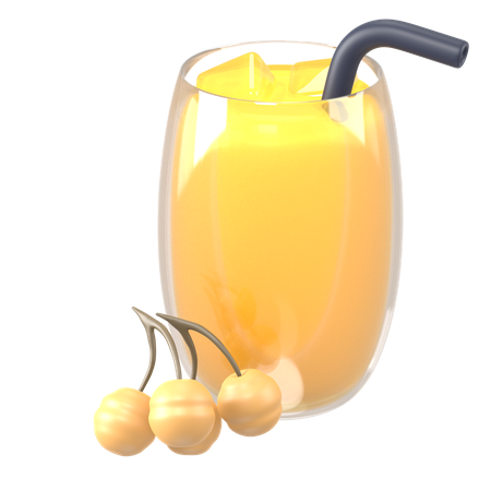 Longan Juice  3D Icon