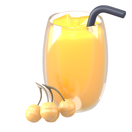 Longan-Saft  3D Icon