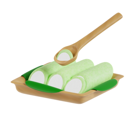 Gâteau de riz  3D Icon