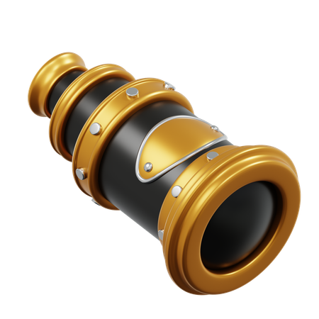 Longue-vue  3D Icon