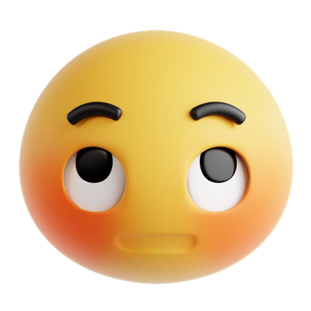 Looking Emoji  3D Icon
