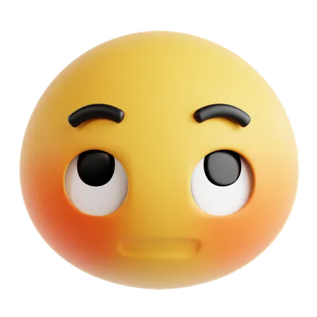 Looking Emoji  3D Icon