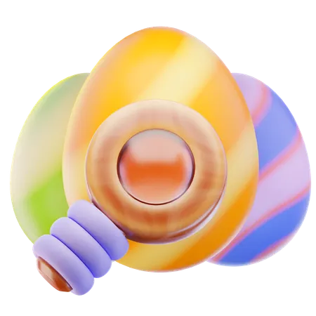 Looking For Eggs  3D Icon