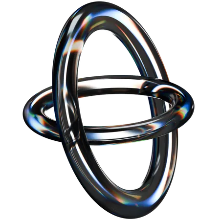 Loop Abstract Shape  3D Icon