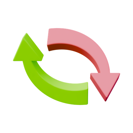 Loop Arrow  3D Icon