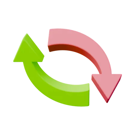 Loop Arrow  3D Icon