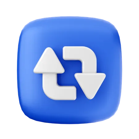 Loop Arrow  3D Icon