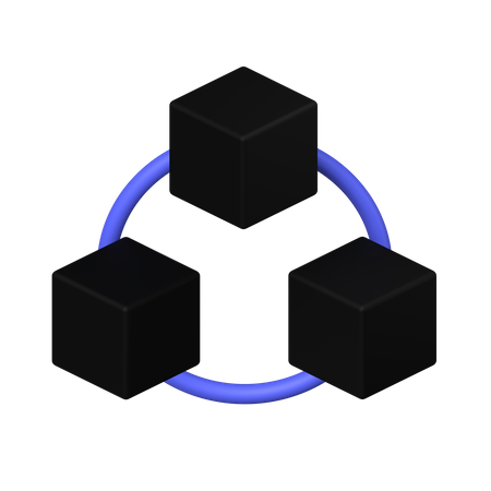 Loop Blockchain  3D Icon