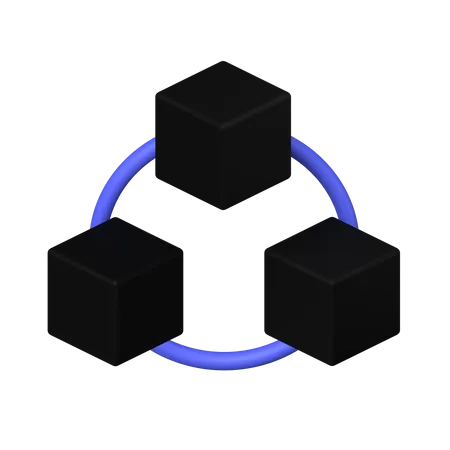 Loop Blockchain  3D Icon