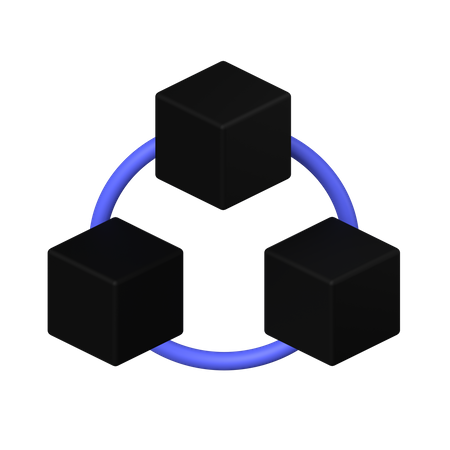Loop Blockchain  3D Icon
