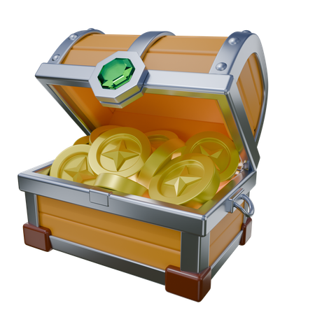 LOOT BOX FULL  3D Icon