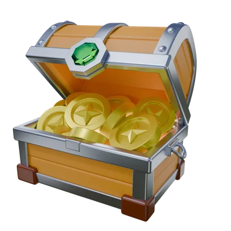 LOOT BOX FULL  3D Icon