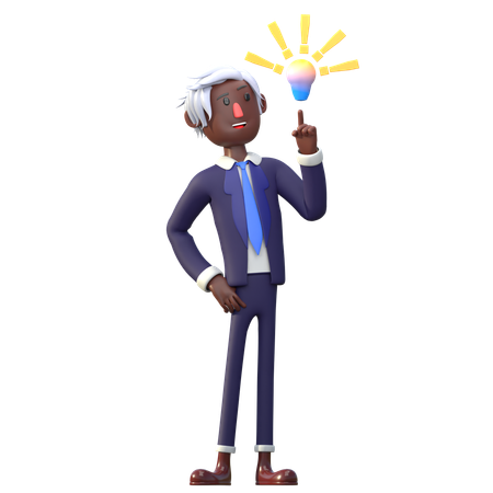 Los empresarios negros se inspiran  3D Icon