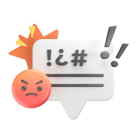 Los que odian chatean  3D Icon