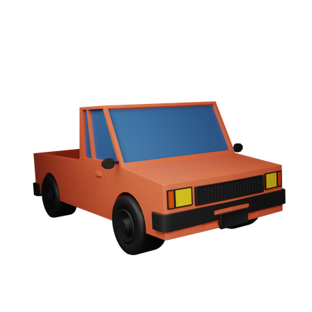 Losbak-Auto  3D Icon