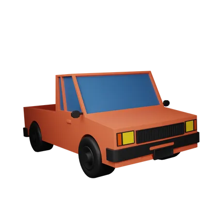 Losbak Car  3D Icon