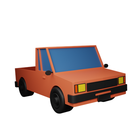 Losbak Car  3D Icon