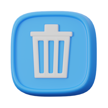 Schaltfläche „Löschen“  3D Icon