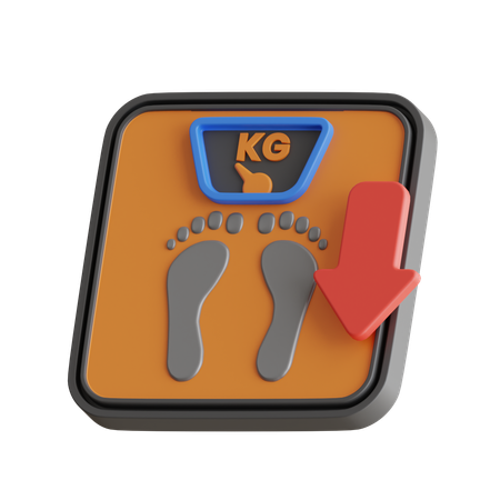 Lose Weight  3D Icon
