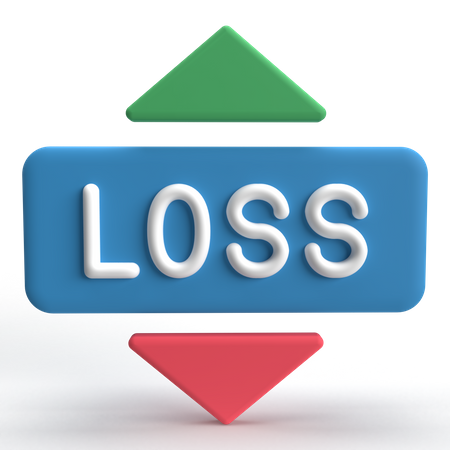 Loss  3D Icon