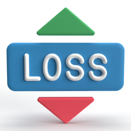 Loss  3D Icon