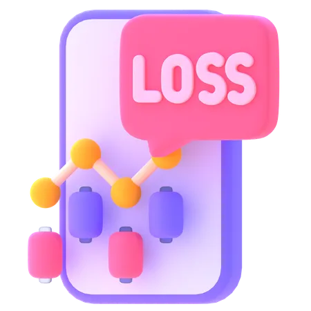 Loss  3D Icon