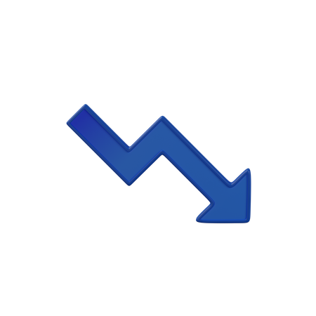 Loss Arrow  3D Icon