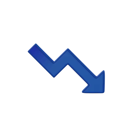 Loss Arrow  3D Icon