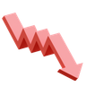 3d loss arrow logo