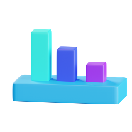 Loss Chart  3D Icon