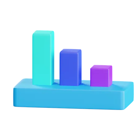 Loss Chart  3D Icon